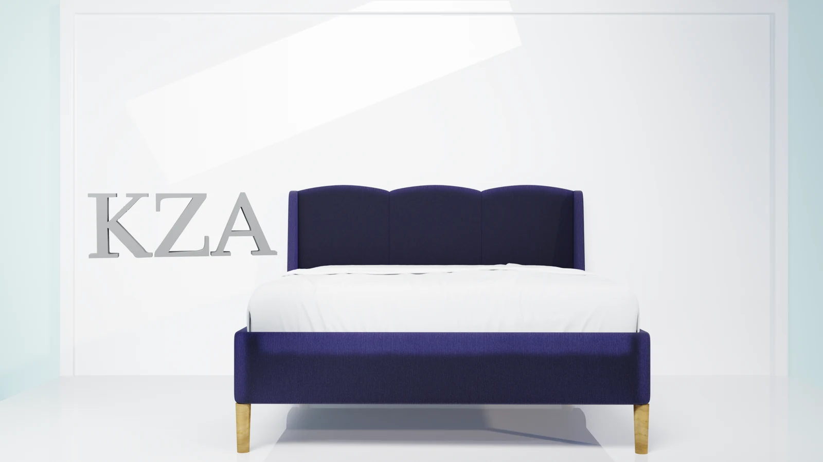 Cama SOLSTICIO sin fondo — KZA Design